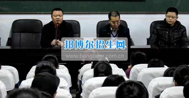 南充市建華職業中學百日誓師決戰中考