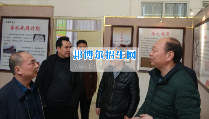 儀隴縣教育局長一行赴天坤四川省古藺縣職業高級中學校參觀考察