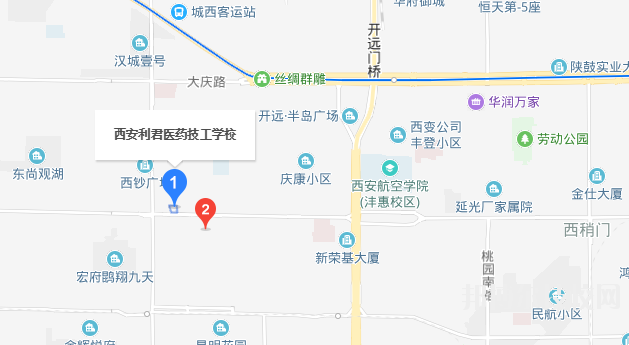 西安利君醫(yī)藥技工學(xué)校地址在哪里