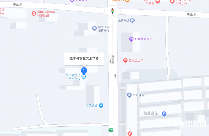 鎮平縣文化藝術學校地址，乘車路線