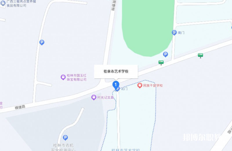 桂林市藝術學校地址，乘車路線