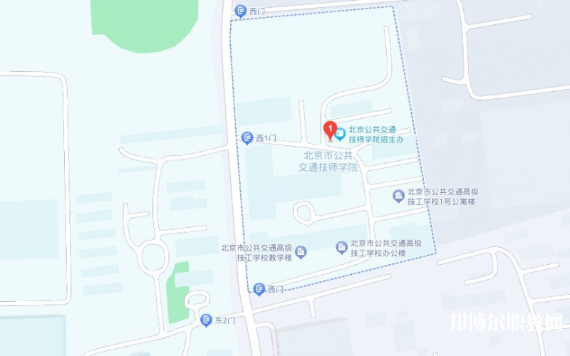 北京市公共交通高級技工學校地址，乘車路線