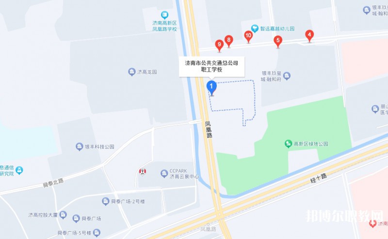濟南市公共交通職業高級中學地址，乘車路線